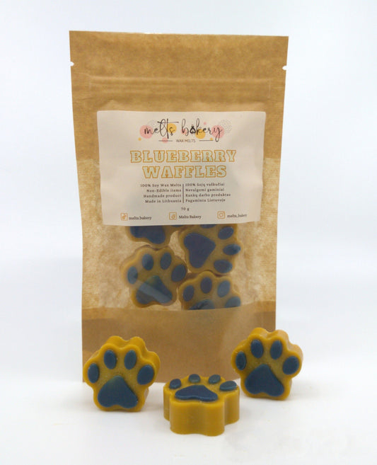 Vaškučiai "Vafliai su mėlynėmis"