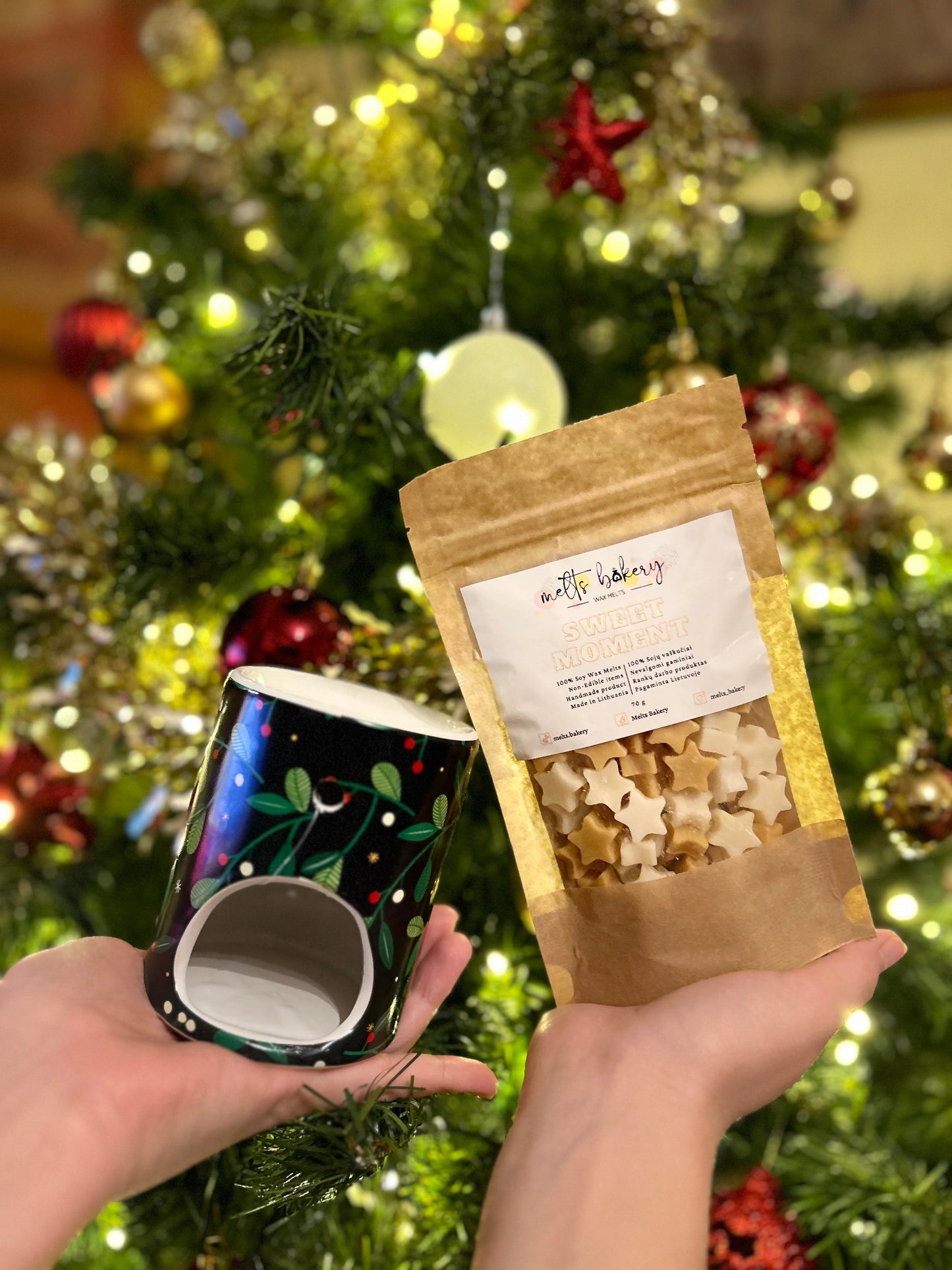 Vaškučių ir vaško šildytuvo rinkinys